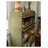 Vintage Green Barrister Bookcase