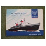 S.S. United States Ship Souvenir Log