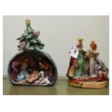 Fairy Tale Glazed Pottery Figurines 