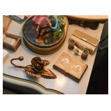 Wall Hook, Trinket Box, Opera Glasses