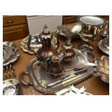 Silver Plate Coffee & Tea Set
