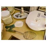 Lean Mean Machine, Pottery Pie Bird, Utensils, Gadgets, Etc.