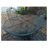 Outdoor Patio Dining Table & 4 Chairs