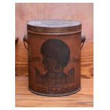 Black Americana Tobacco Tin