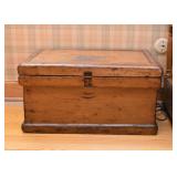 Primitive Wood Chest / Trunk / Box