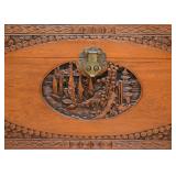 Oriental / Asian / Chinese Wood Carved Trunk / Chest