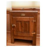 Antique White Clad Icebox
