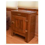 Antique White Clad Icebox