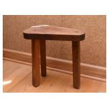 Primitive 3-Legged Wood Stool