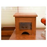 Primitive Wood Safe / Lock Box