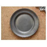 Antique Pewter Plate