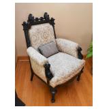 Antique Carved Victorian Parlor Chair (Mint!)