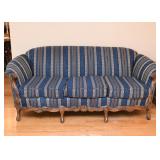 3-Seat Traditional Sofa with Carved Details