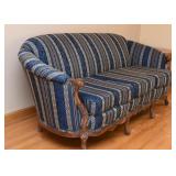 3-Seat Traditional Sofa with Carved Details