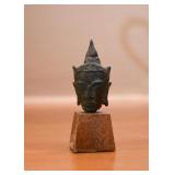 Miniature Antique Buddha Bust (S.E. Asia)