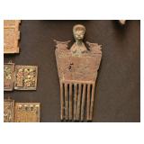 Bronze African Comb