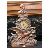 Antique / Vintage Metal Mantle Clocks