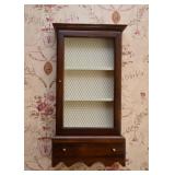 Slim Wall Curio / Display Cabinet