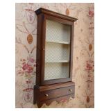 Slim Wall Curio / Display Cabinet