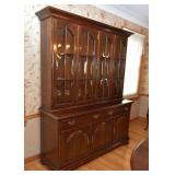 Traditional Queen Anne Style China Cabinet