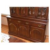 Traditional Queen Anne Style China Cabinet