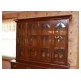 Traditional Queen Anne Style China Cabinet