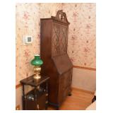 Antique Secretary with Display Hutch