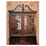 Antique Secretary with Display Hutch
