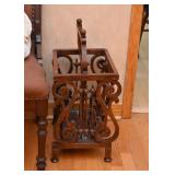 Ornate Magazine Rack (needs some minor repair / gluing)