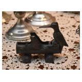 Cast Iron Woodpecker Toothpick Holder