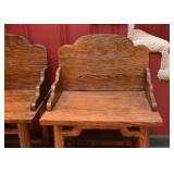 Primitive Wood Chairs