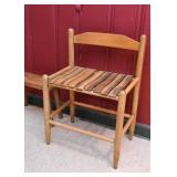 Primitive Chair with Slatted Seat