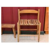 Primitive Chair with Slatted Seat