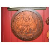 Wood Carved Wall Hanging