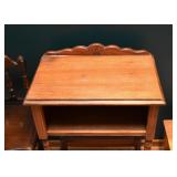 Side Table with Turned Legs