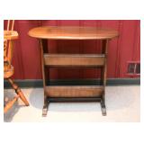 Side Table with Oval Top
