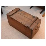 Primitive Wooden Tool Box / Chest