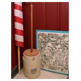 Stoneware Butter Churn (1 of 2)