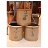 Stoneware Pottery Crocks