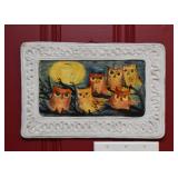 Painting on Metal (Owls)