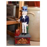 Cast Iron Uncle Same Bank