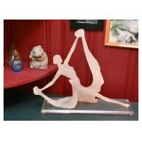 Lucite Statue of Dancer