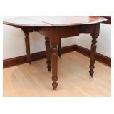 Antique Drop Leaf Dining Table