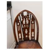 Antique Wooden Chair (Cathedral Arch Back)