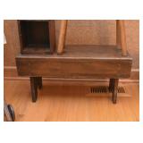 Primitive Wooden Stool / Bench