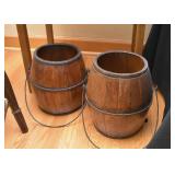Primitive Wooden Buckets / Pails