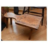 Primitive Wood Stool 