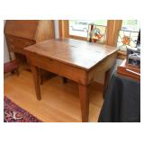 Antique Primitive Slant Top Desk
