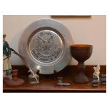 Pewter USA Bicentennial Plate