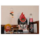 Room Thermometer, Sports Collectibles, Vintage Ashtray, Etc.